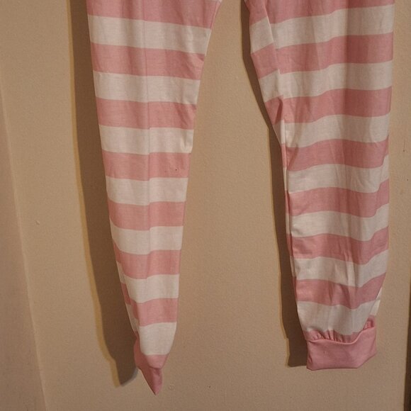 pink and white stripped pajama bottom - Picture 6 of 10
